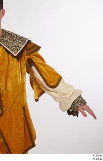  Photos Man in Historical Dress 17 16th century Medieval clothing arm brown suit sleeve 0002.jpg
